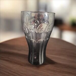 Libbey Coca Cola Coke Glass 6" Tall Vintage 12oz Purple McDonald's